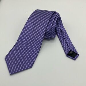 Michael Michael Kors 100% Silk Purple and Blue Tie